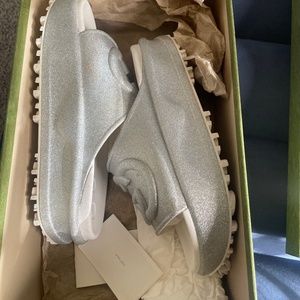 Silver Gucci Platform